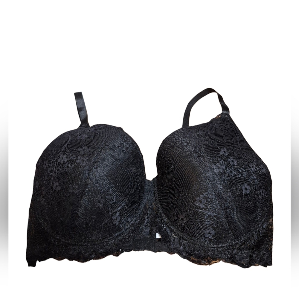 Just Be Elegant Black Lace Bra